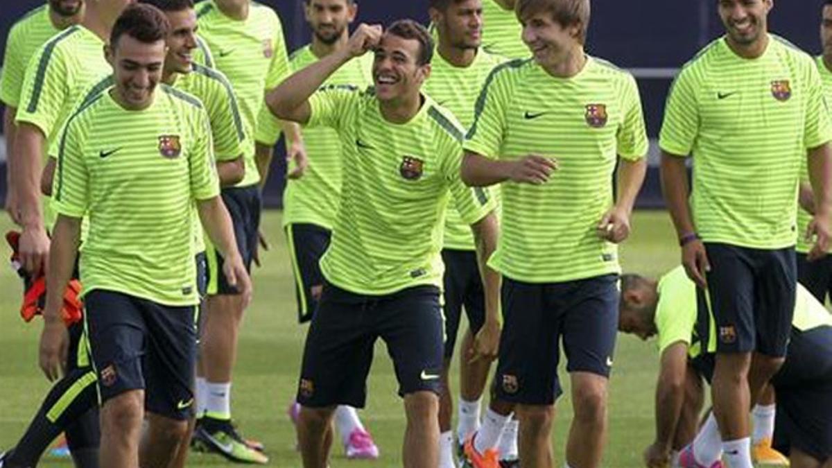 Munir, Samper y Sandro, preparados para la Champions