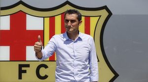 Presentació als mitjans de Valverde, nou entrenador del Barça.