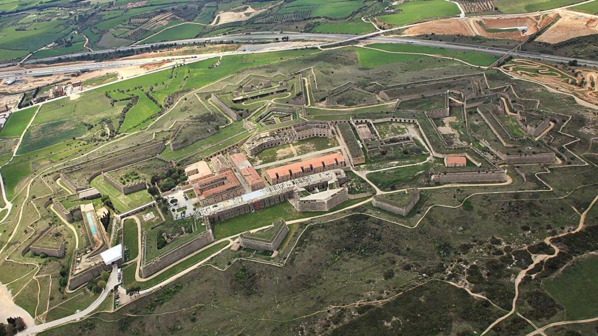 Vista aèria del castell de Sant Ferran de Figueres