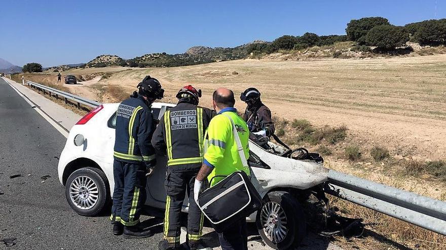 Un hombre muere en un accidente en Caravaca