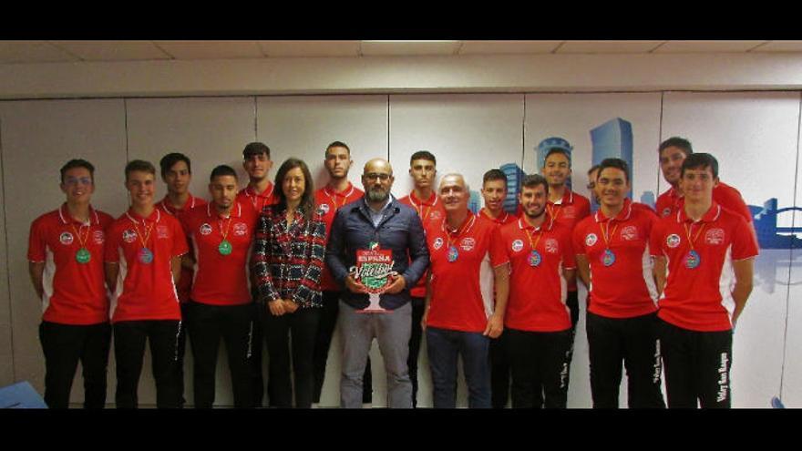 Romero felicita al San Roque-Batán, campeón de la Copa de España Juvenil de Voleibol