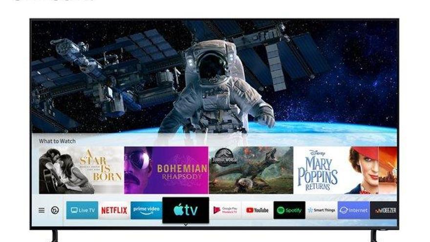 Samsung integra las aplicaciones Apple TV y AirPlay 2 en sus televisores