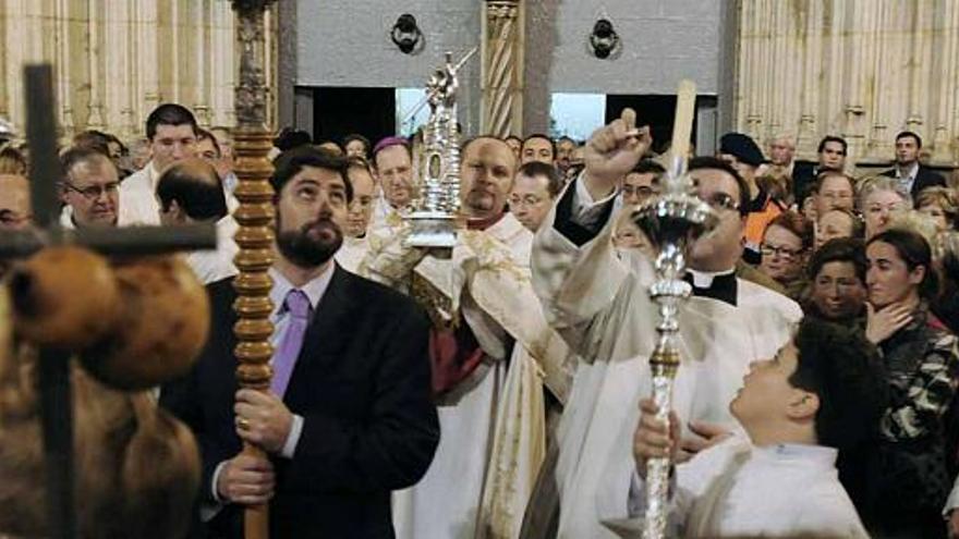 Una imagen del pasado mes de noviembre, cuando tuvieron lugar los actos centrales del traslado a Callosa de Segura de la reliquia de San Roque.