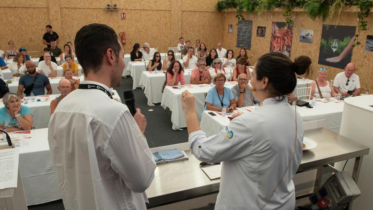 Uno de los talleres del Festival de Cocinas Volcánicas de Lanzarote.