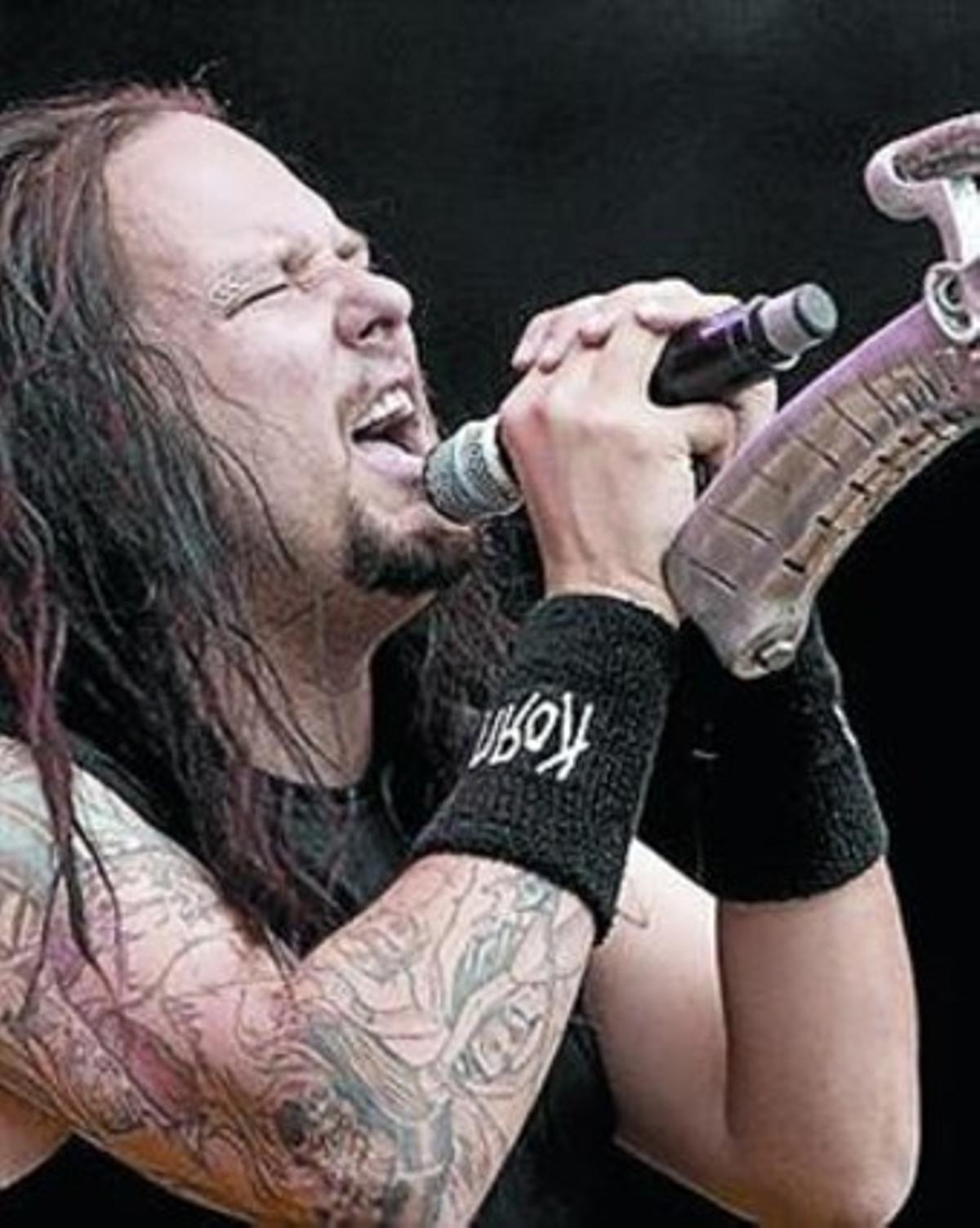 Jonathan Davis, solista de Korn.
