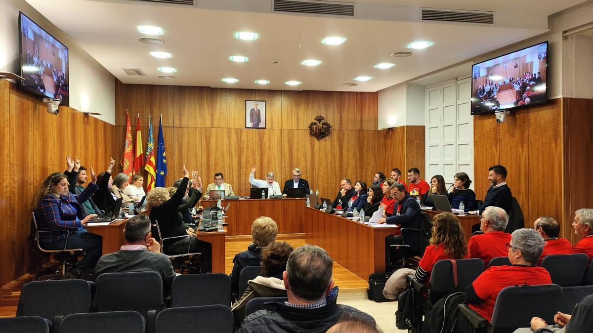 Momento en el que el PP se abstiene