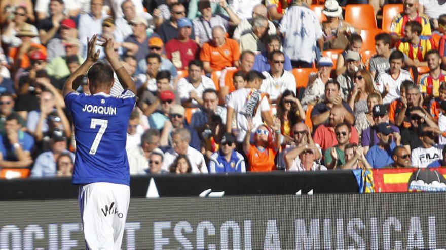 Joaquín, baja frente al Valencia