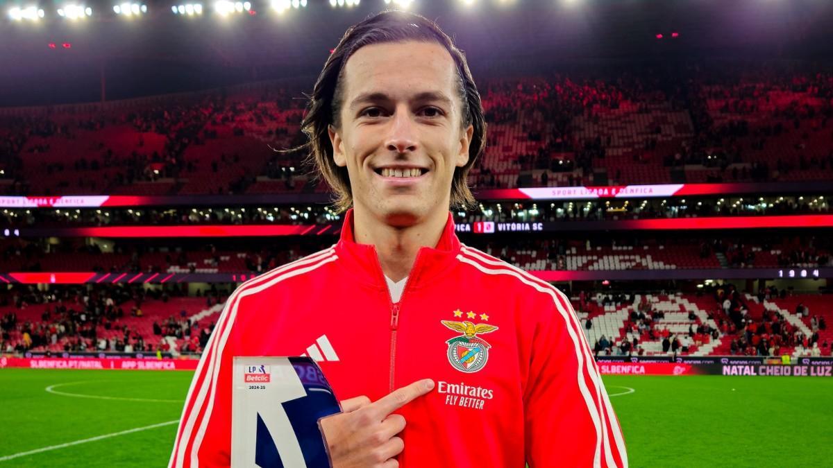 Álvaro Carreras, futbolista del Benfica