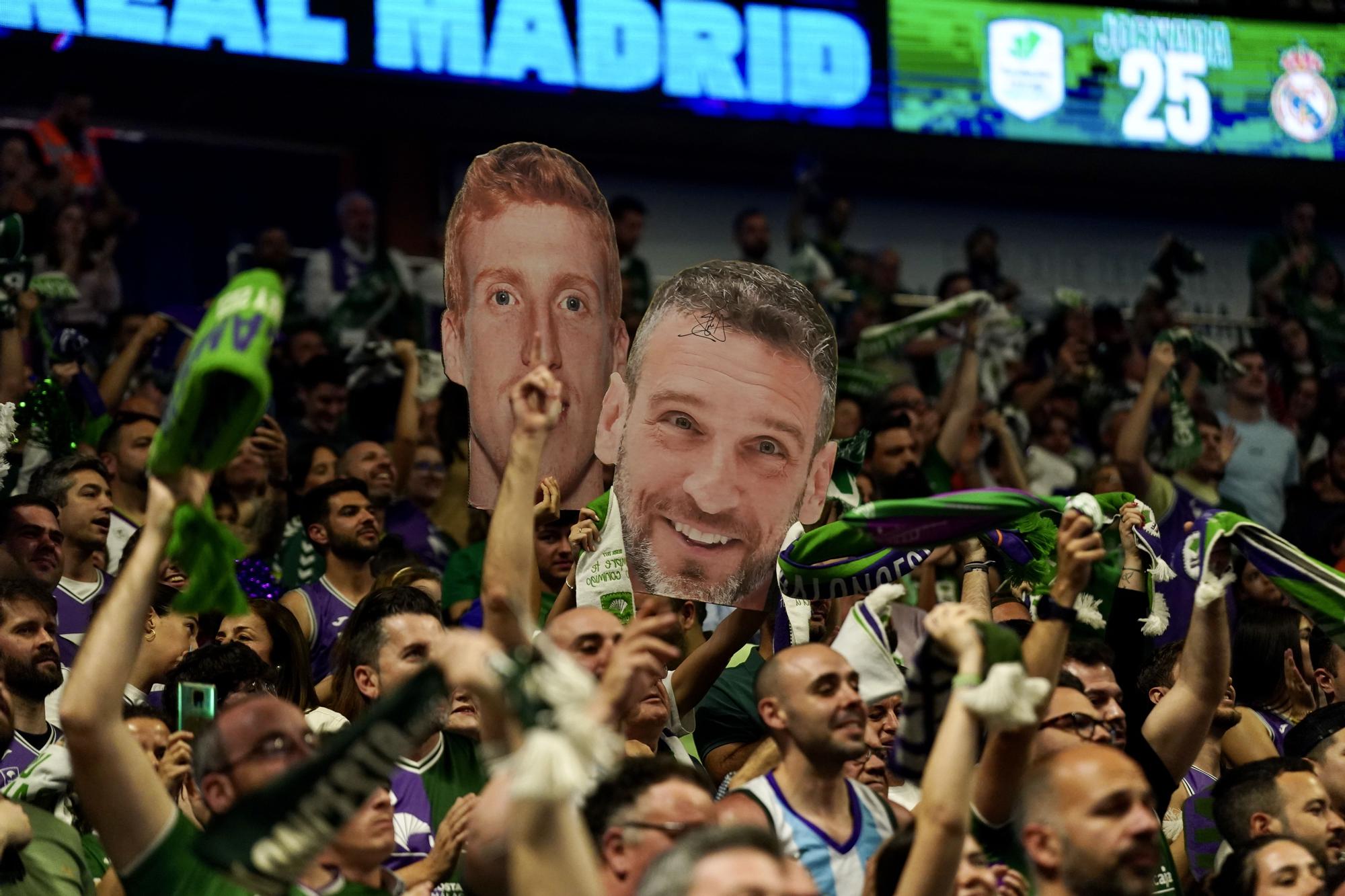 Una imagen del Unicaja - Real Madrid en el Carpena de la jornada 25 de la Liga Endesa.