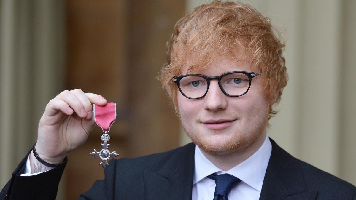 Ed Sheeran, miembro de la Orden del Imperio Británico