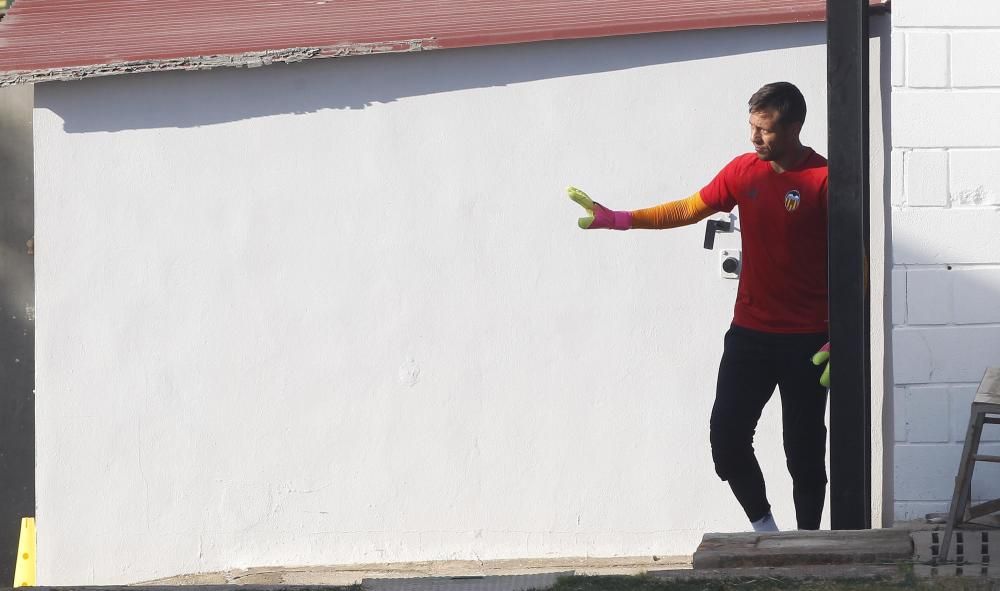 Las mejores imágenes del entrenamiento del Valencia CF