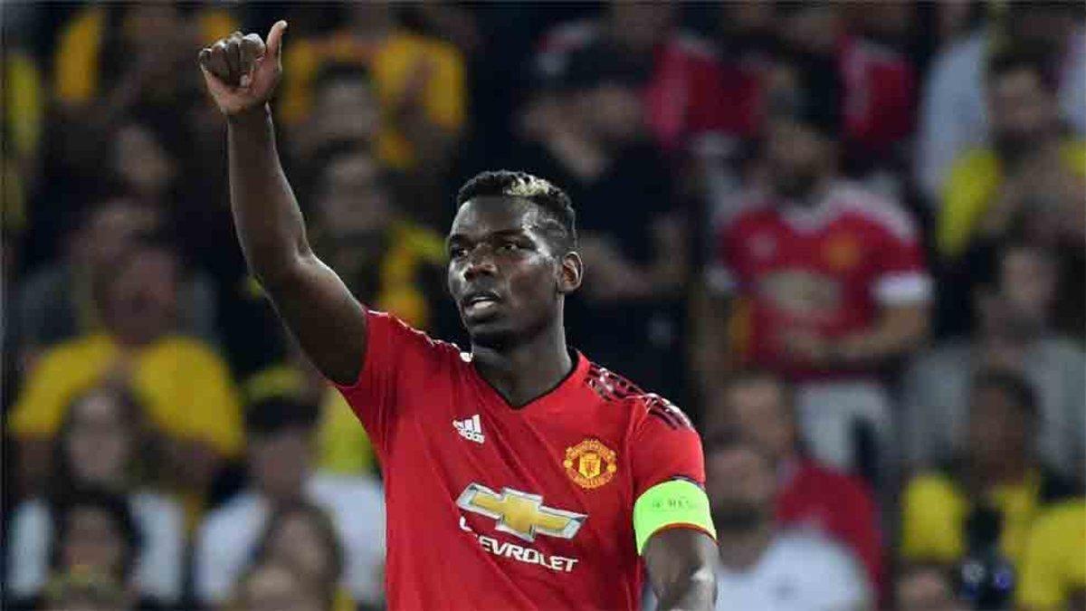 Pogba es protagonista en el Manchester United