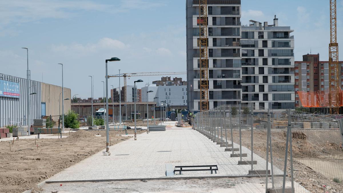 Esta es la zona de la avenida Cataluña donde se contruirán nuevos pisos
