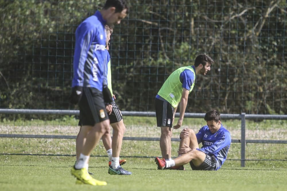 Entrenamiento del Real Oviedo en El Requexón