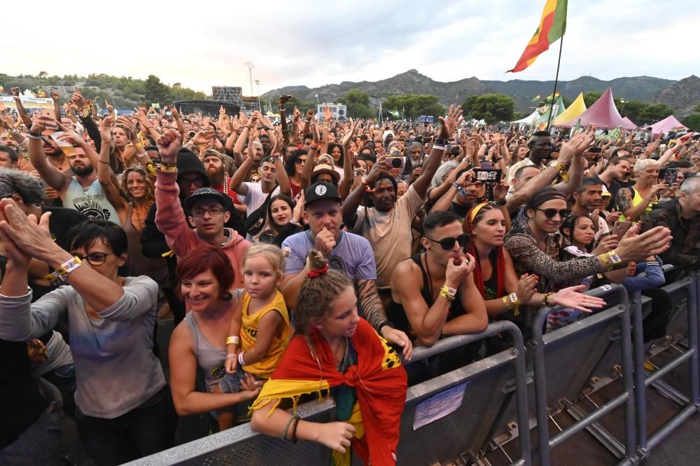 Actuaciones en el festival Rototom, martes 20 de agosto