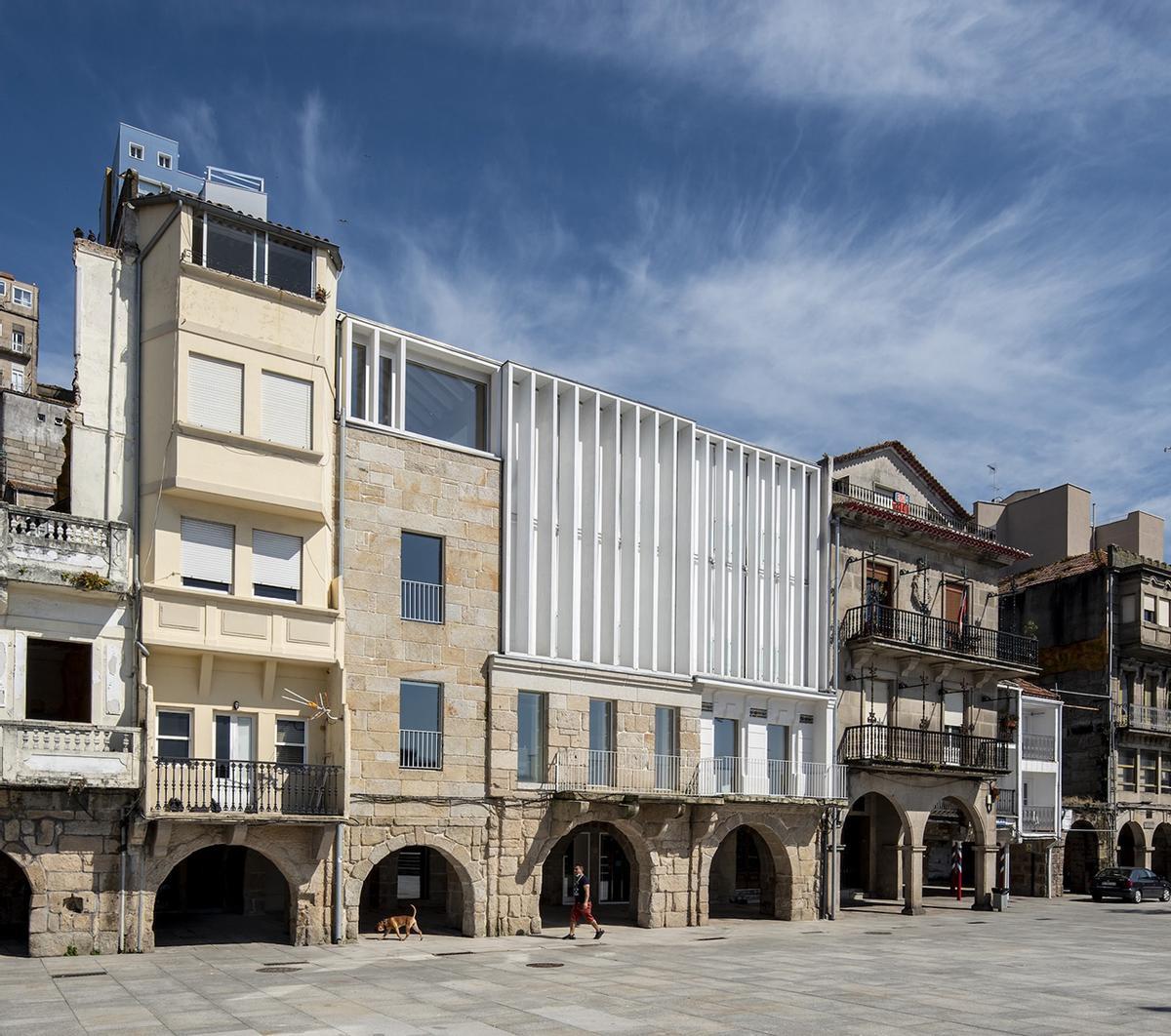 Edificios de la UVigo en O Berbés que se pueden ver en la Bienal de Venecia.