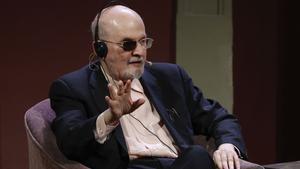 Salman Rushdie, durante la presentación en España de su último libro.