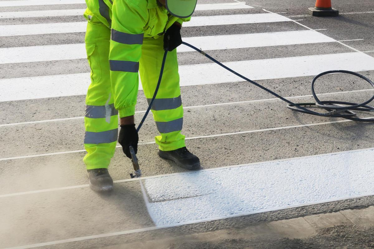 Repintado de la señalización horizontal en todo el término municipal de Sant Antoni