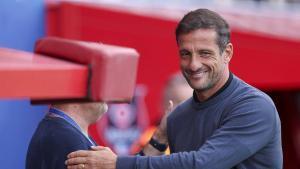 Belletti en en banquillo del Barça Atlètic