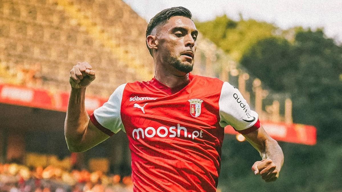 Gabri Martínez, del Sporting de Braga, jugó la temporada pasada en el Mirandés