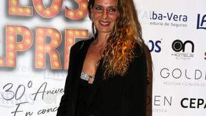 Alejandra Osborne asiste al concierto del grupo Los Alpresa donde celebran su 30 aniversario en la música en el Teatro Central de Sevilla.