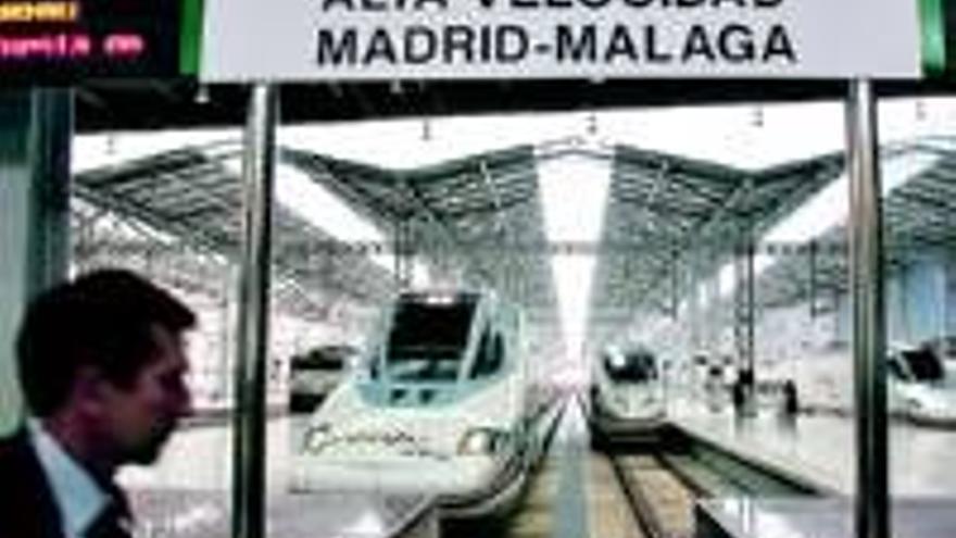 El AVE reduce en hora y media el trayecto de Madrid a Málaga