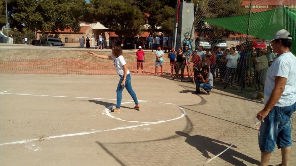 Concurso de lanzamiento de azaón en Jumilla