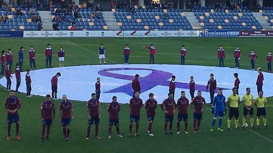 Lazo morado en el círculo central de Pasarón. // G.S.