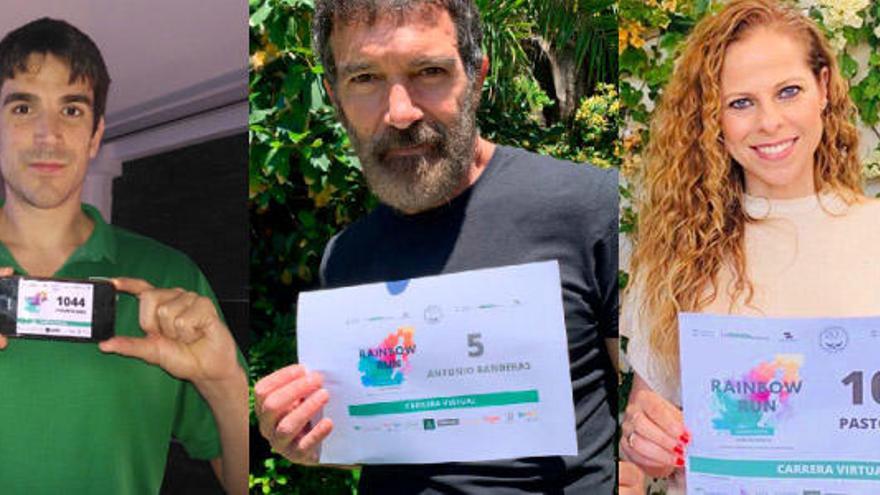 Famosos muestran su faceta más solidaria apuntándose a la carrera Rainbow Run