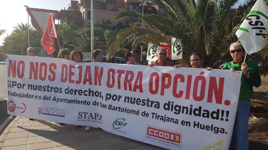 Desconvocada la huelga de los trabajadores del Ayuntamiento de San Bartolomé de Tirajana