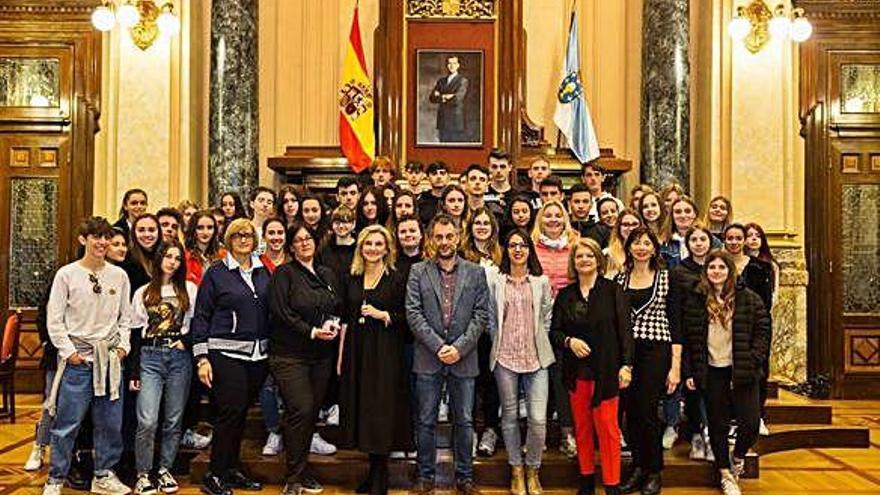 El Eusebio da Guarda acoge a alumnos italianos