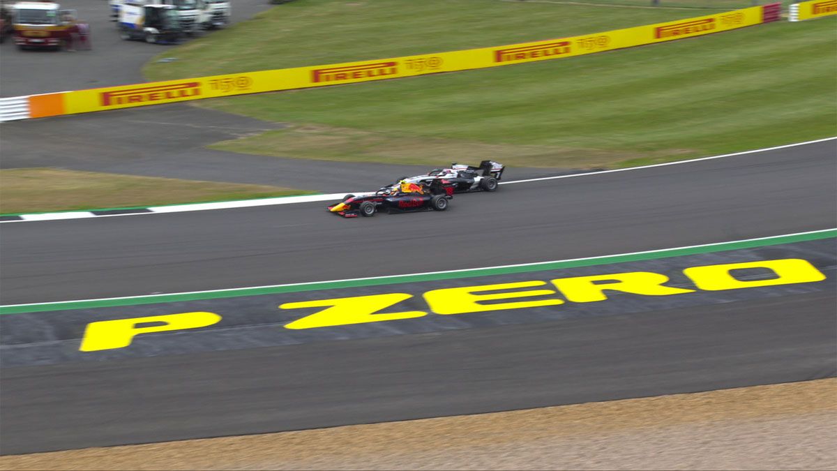 Gran final de la carrera de F3 en Silverstone