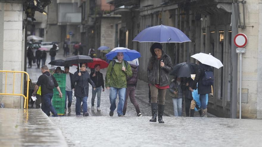 Diversos municipis del Gironès i la Selva superen els 55 litres de pluja i els pantans revifen