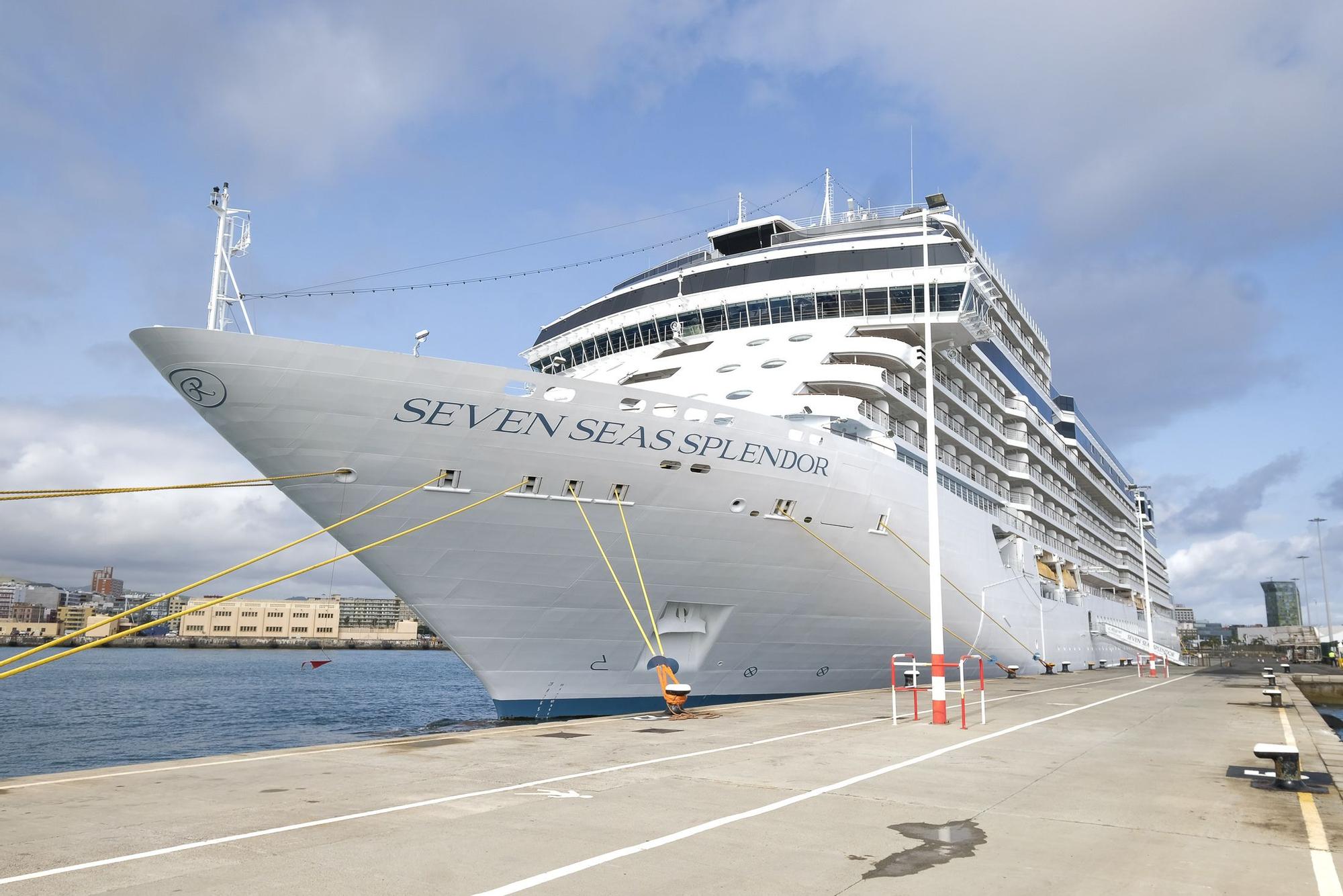 Escala del crucero 'Seven Seas Splendour' en Las Palmas de Gran Canaria