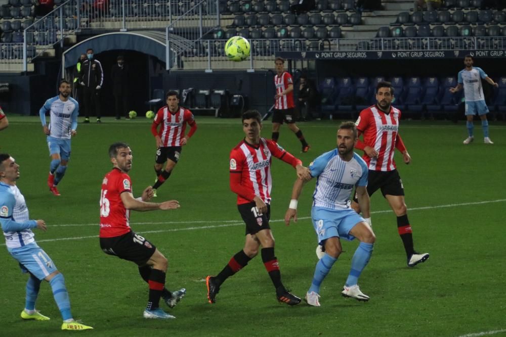 Partido de la Liga SmartBank: Málaga CF - Logroñés.