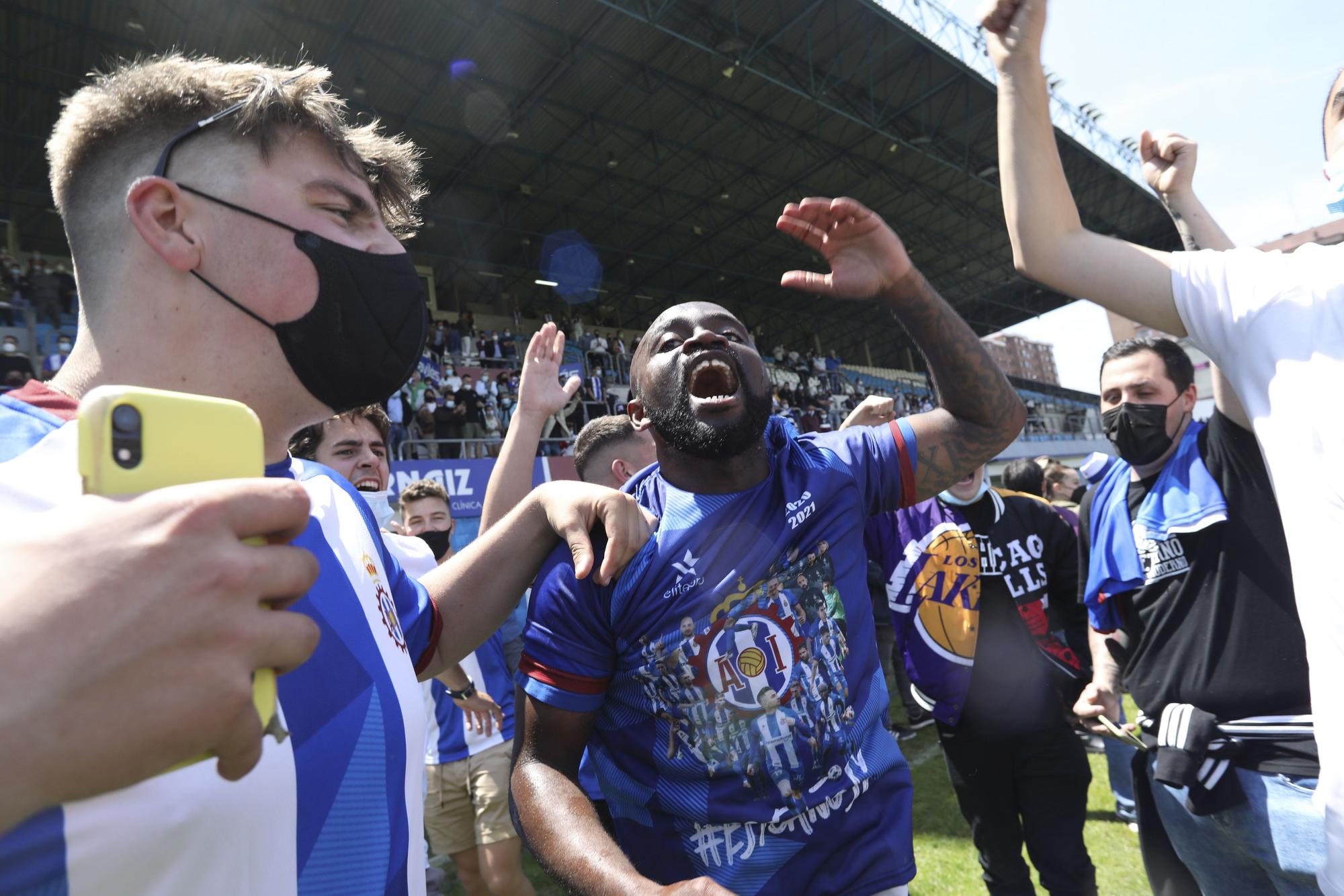 La celebración del Real Avilés, en imágenes