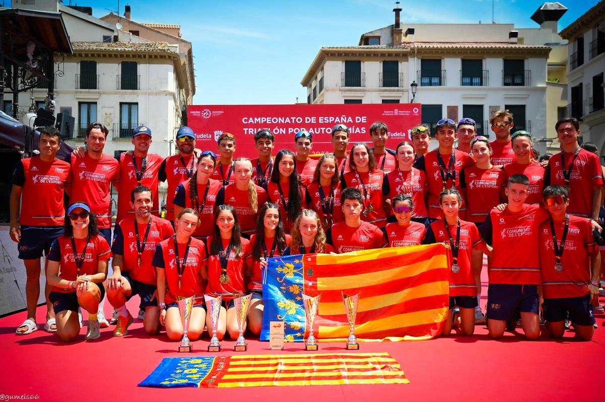 La Comunitat Valenciana, campeona de España de Triatlón en Edad Escolar por Selecciones Autonómicas.