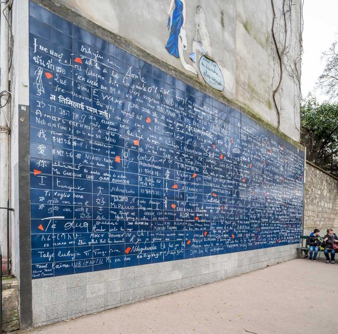 Montmartre - Le mur des je t'aime, Paris, Francia