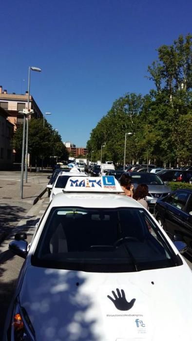 Mobilització a Girona de les autoescoles