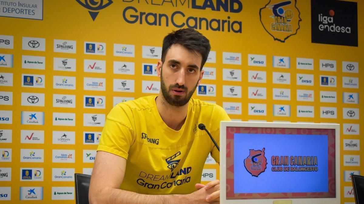 Eric Vila en su comparecencia de esta mañana.