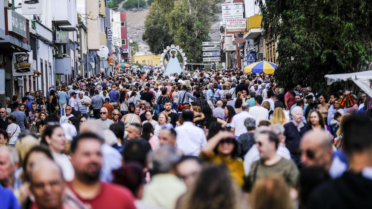 Imagen de archivo de una de las procesiones de la Inmaculada Concepción