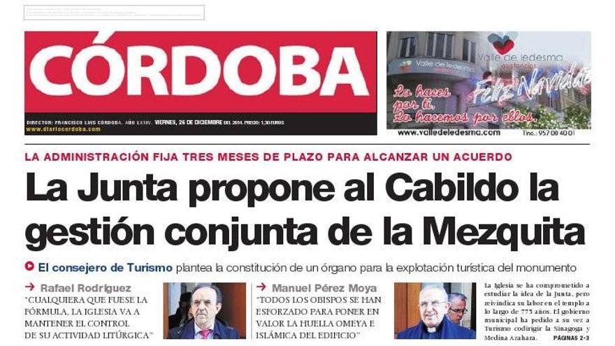 La portada de CÓRDOBA