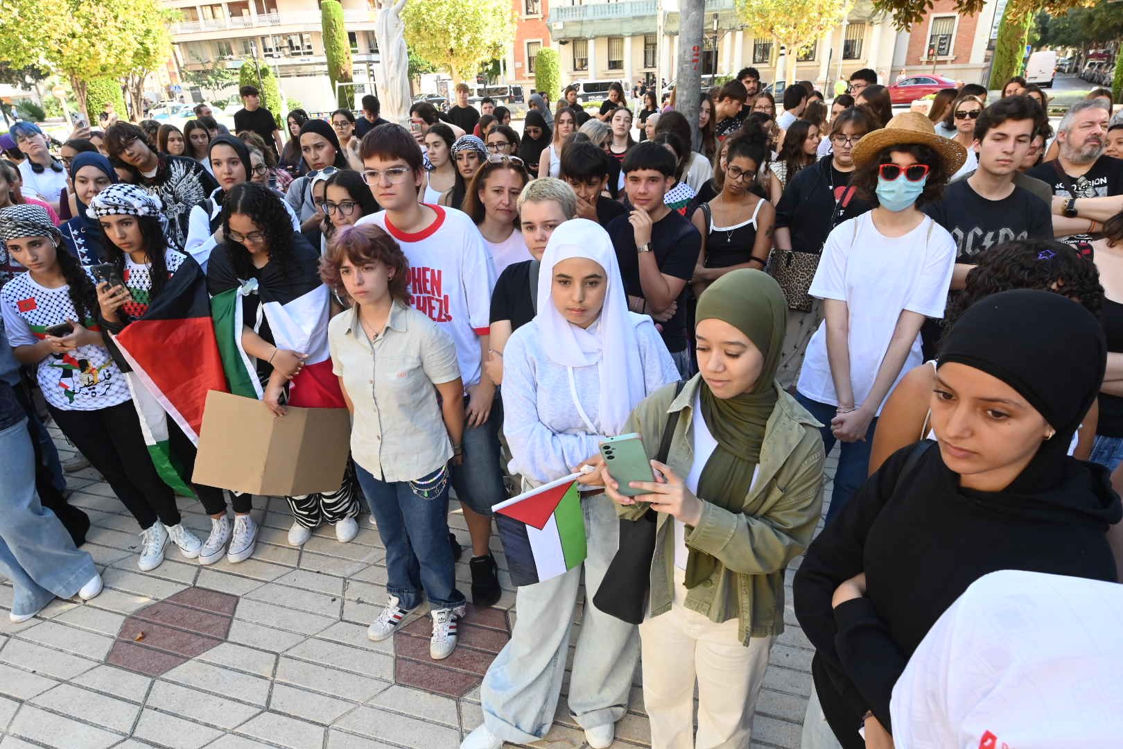 Galería de imágenes: Estudiantes de Castellón en protesta por Palestina