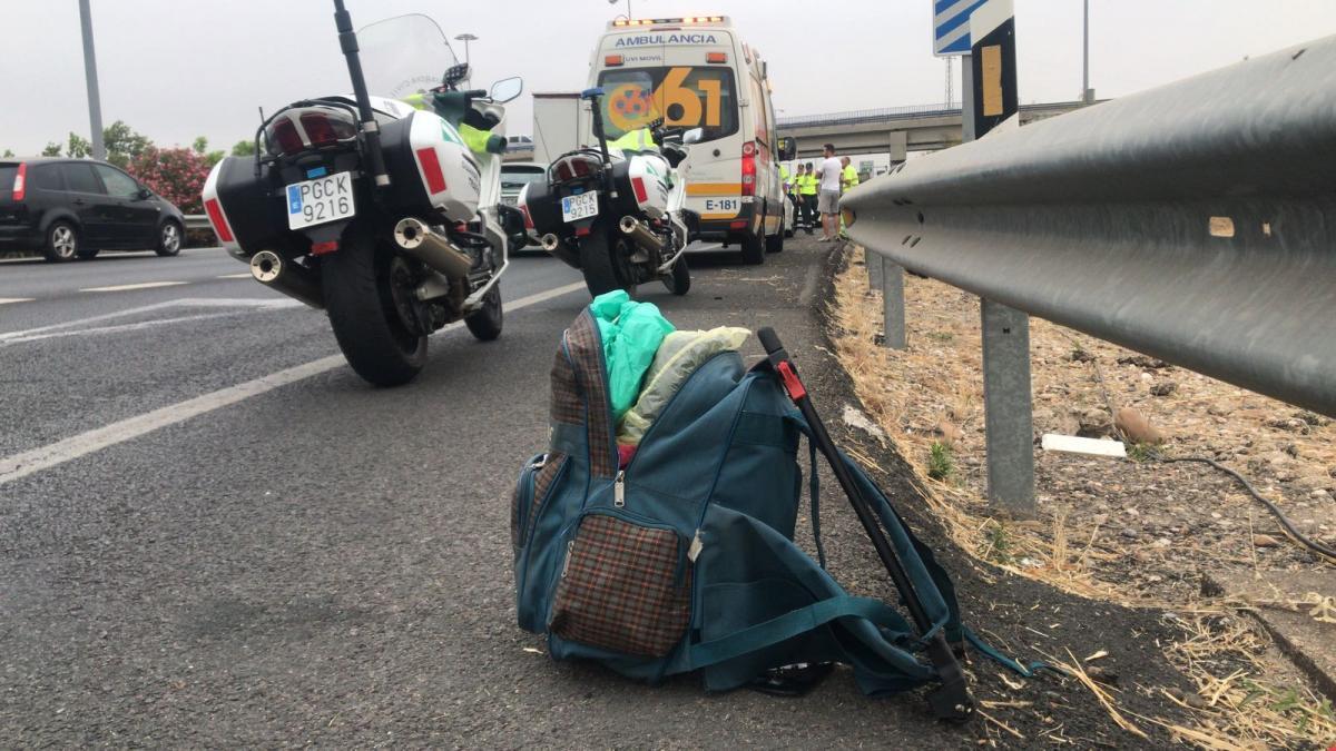 Herido grave un hombre en un atropello en la A-4, cerca del Arcángel