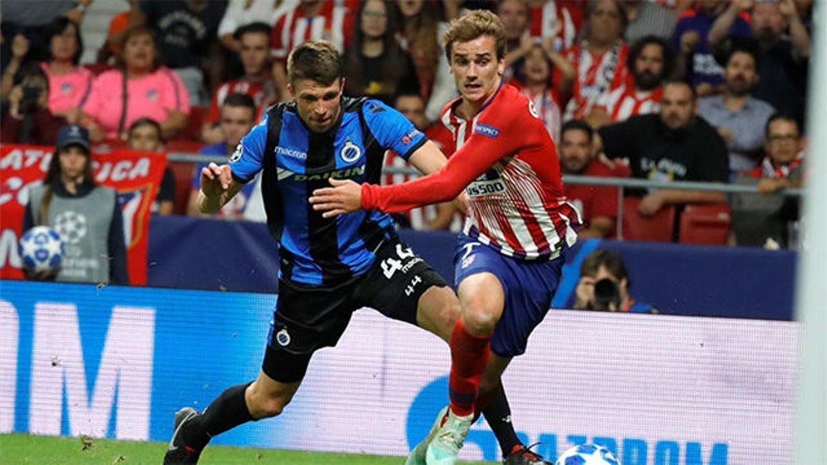 Griezmann se come al Brujas en el Wanda con este doblete