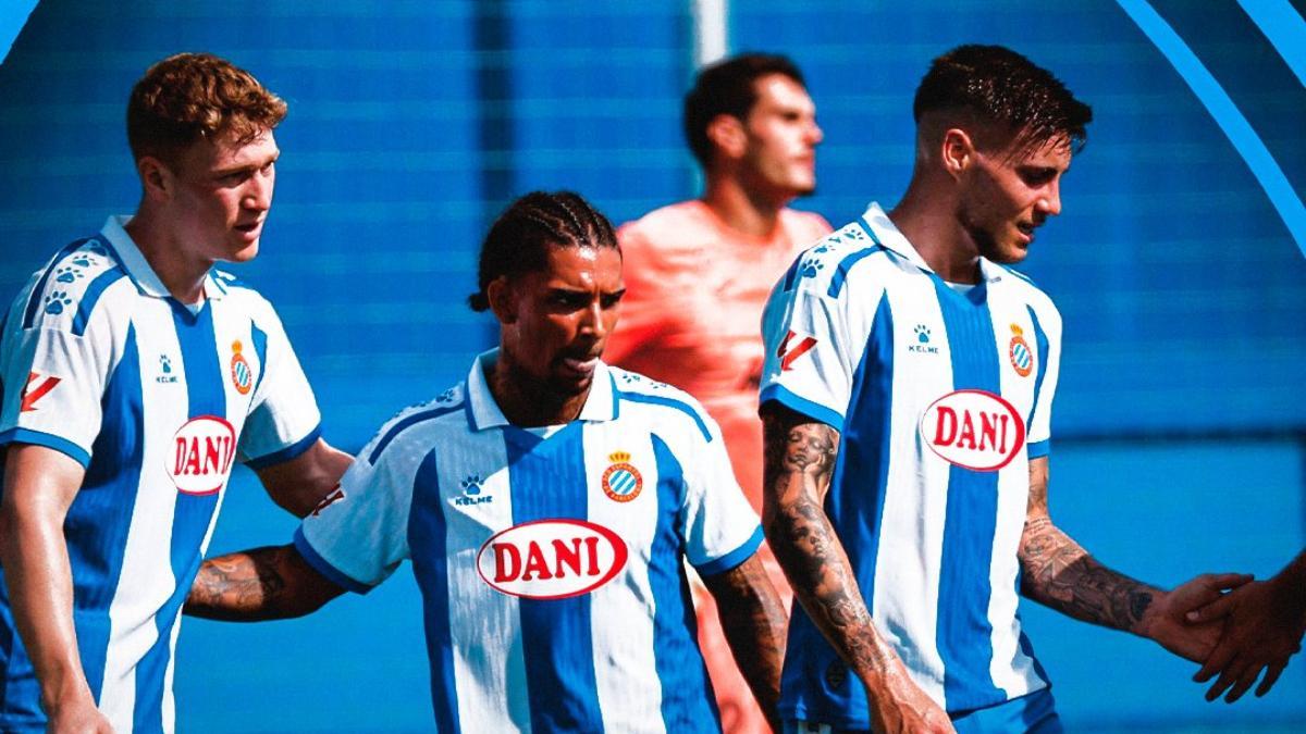 Dolan marcó su primer gol con el Epsanyol en un amistoso ante el Pau