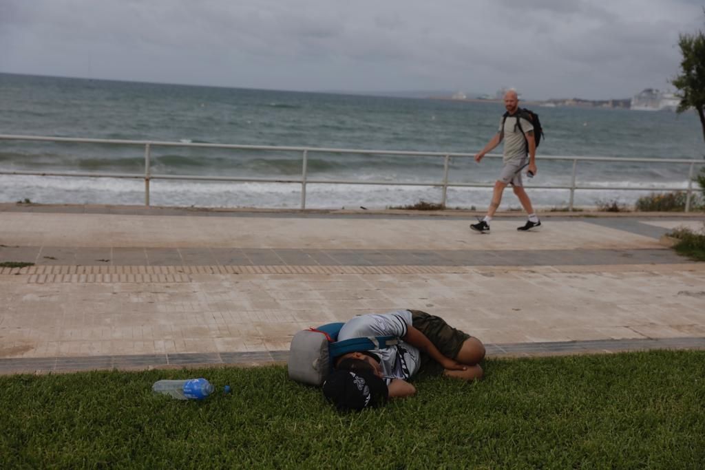 Recogidas 13 toneladas de basura en las playas de Palma la Nit de Sant Joan