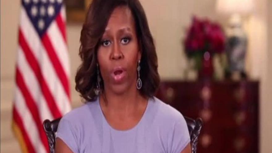 Michelle Obama se dirige a la nación