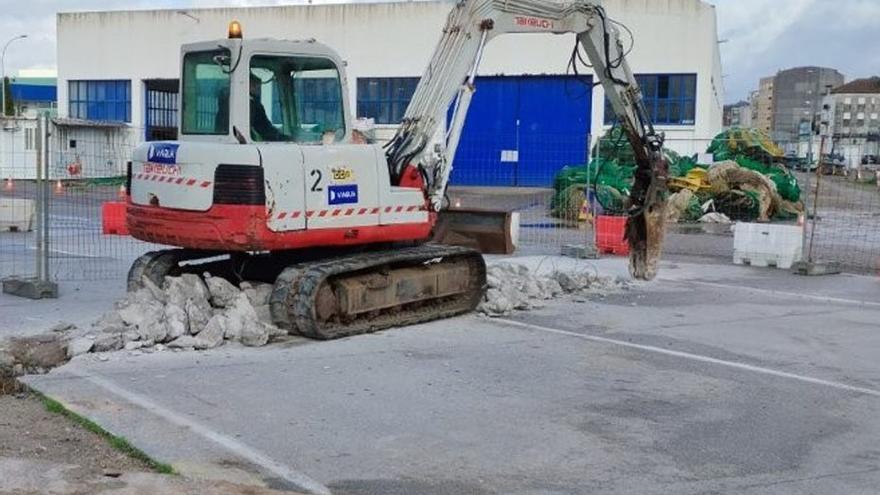 El área pesquera del Puerto renueva su red de pluviales