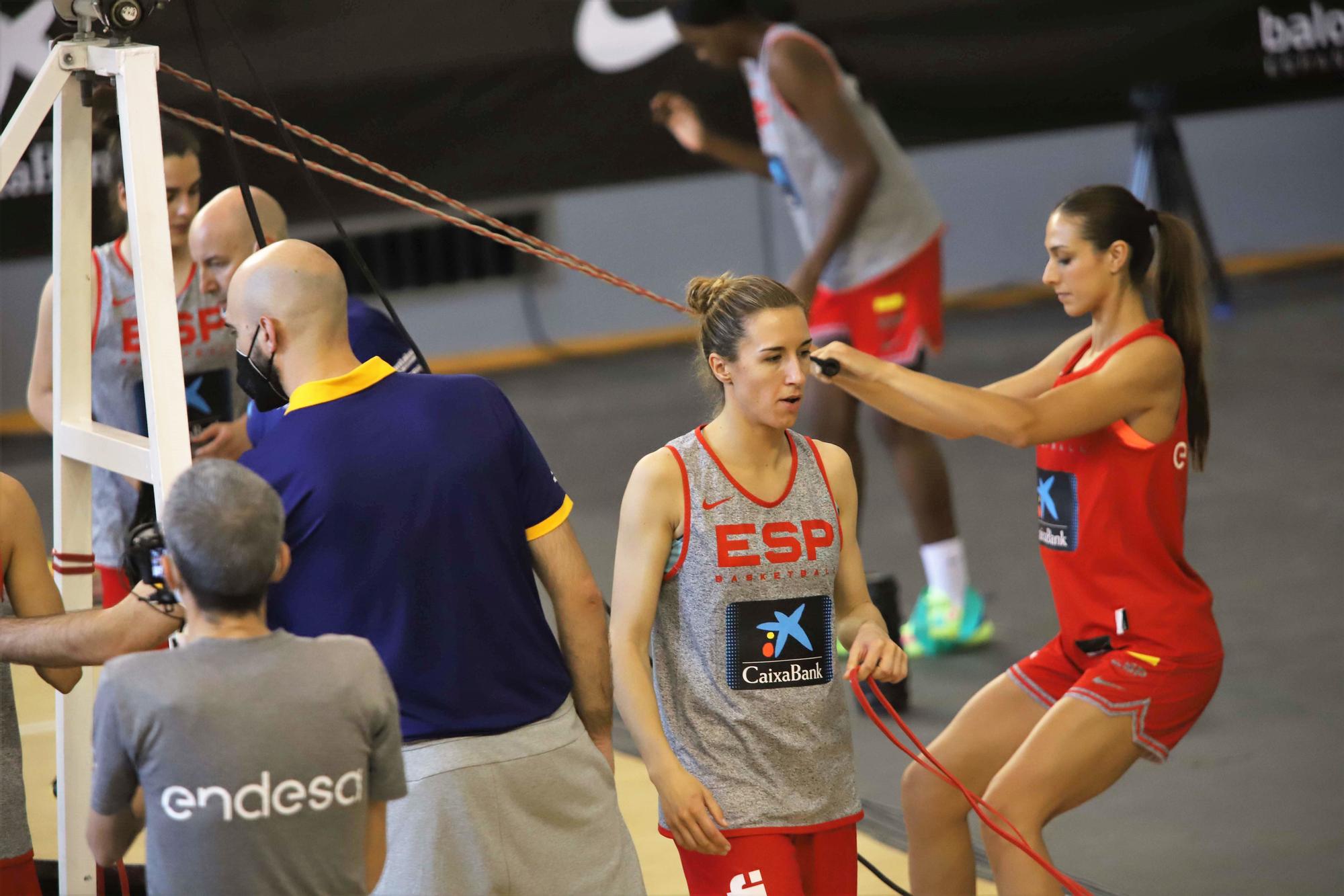 Segunda jornada de la selección española femenina de baloncesto en Córdoba